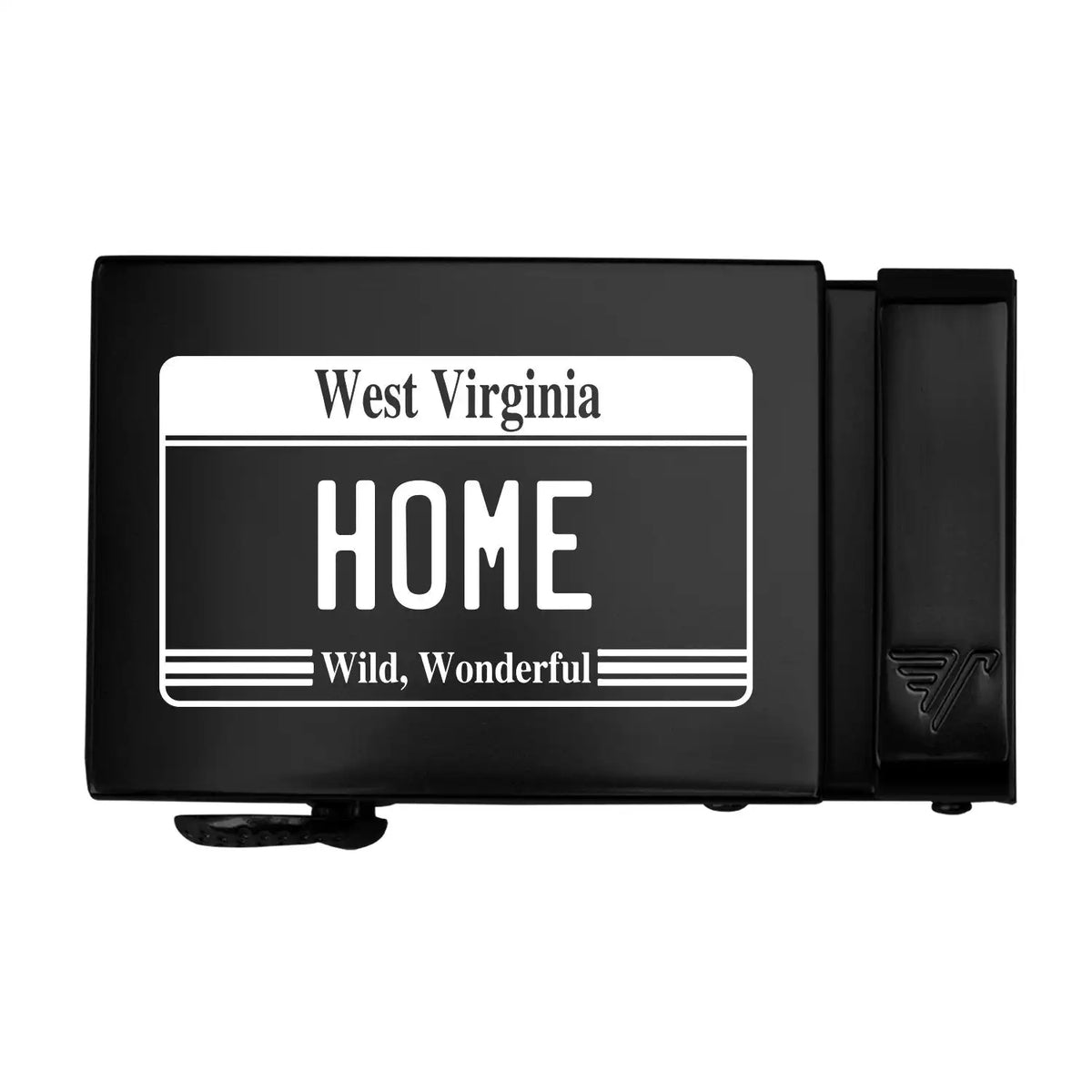West Virginia License Plate 40mm Buckle