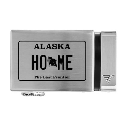 Alaska License Plate 40mm Buckle