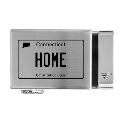 Connecticut License Plate 40mm Buckle