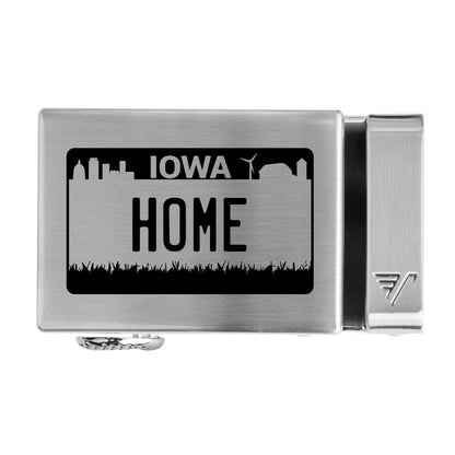 Iowa License Plate 40mm Buckle