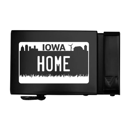Iowa License Plate 40mm Buckle