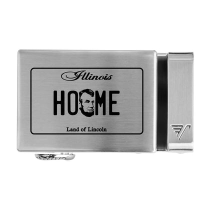 Illinois License Plate 40mm Buckle