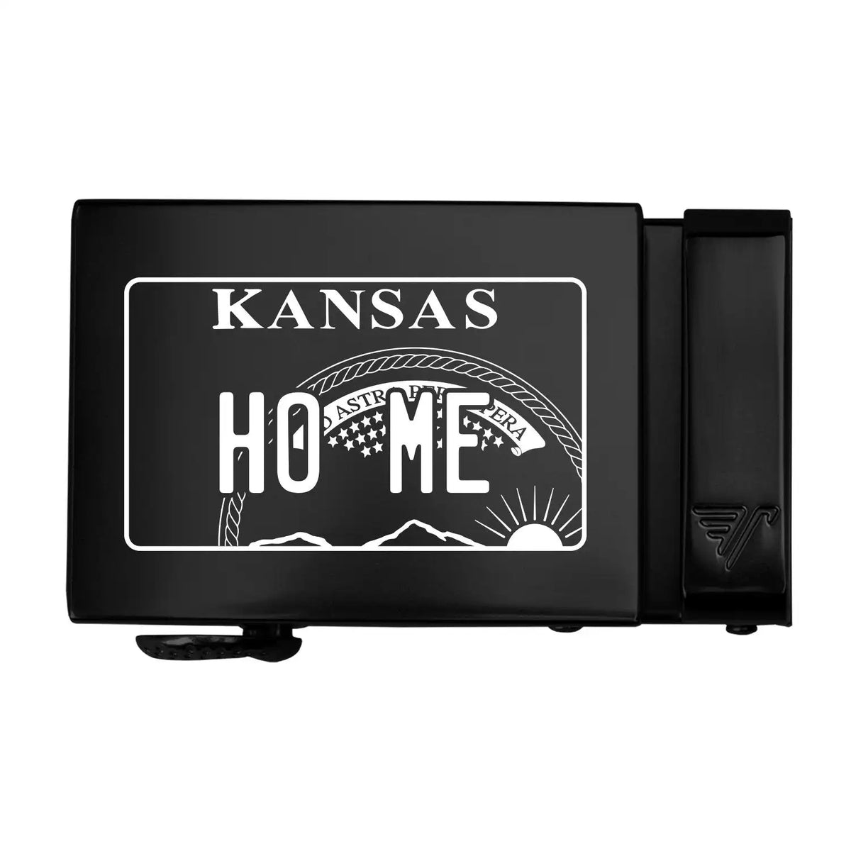 Kansas License Plate 40mm Buckle