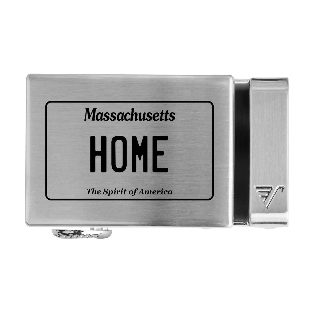 Massachusetts License Plate 40mm Buckle
