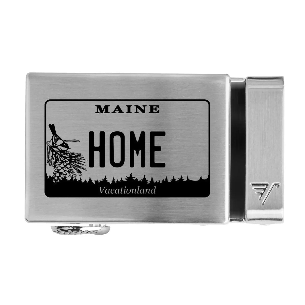 Maine License Plate 40mm Buckle