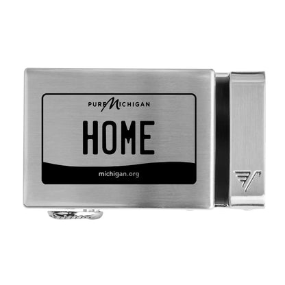 Michigan License Plate 40mm Buckle