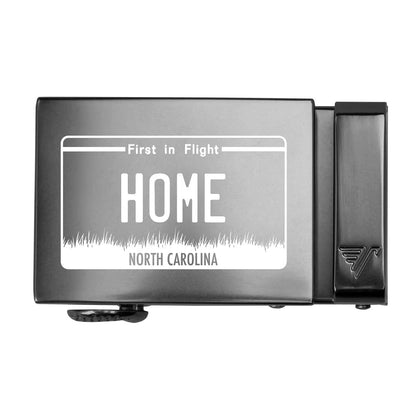 North Carolina License Plate 40mm Buckle