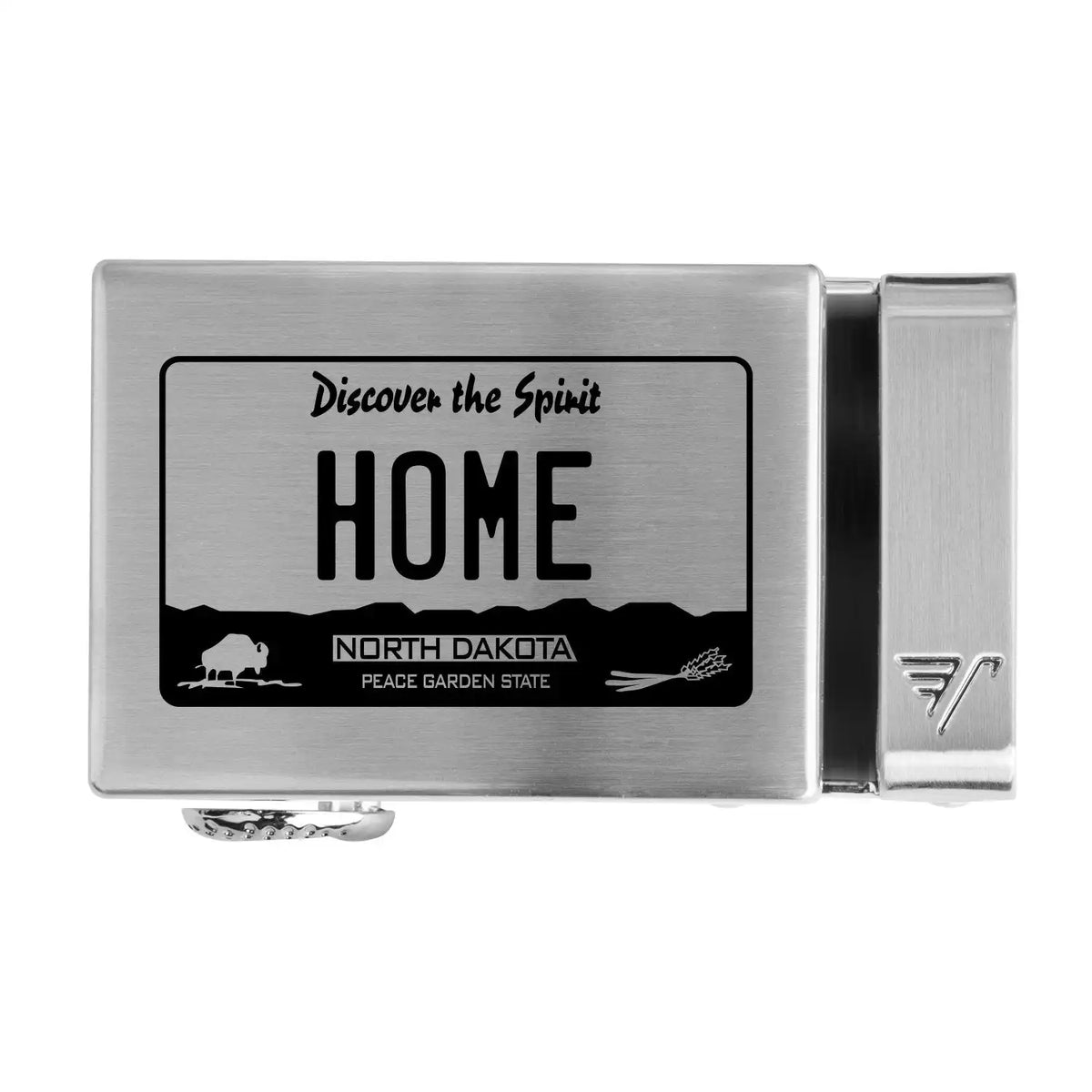 North Dakota License Plate 40mm Buckle