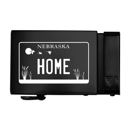 Nebraska License Plate 40mm Buckle