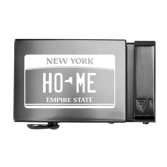New York License Plate 40mm Buckle