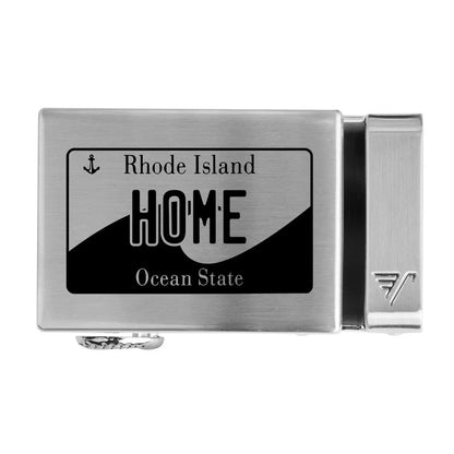 Rhode Island License Plate 40mm Buckle