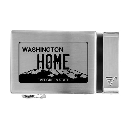 Washington License Plate 40mm Buckle