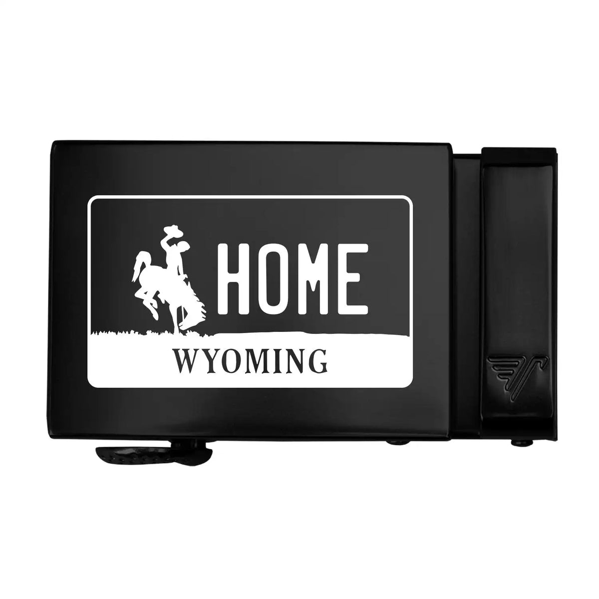 Wyoming License Plate 40mm Buckle